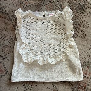 Crochet knit Zara top (3T)